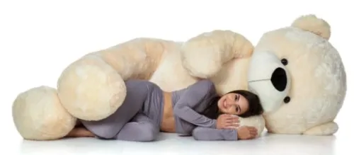 Duży miś pluszowy 200 cm trzy kolory maskotka na Arena.pl