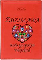 KALENDARZ A5 2026 DZIENNY PLANER Z NADRUKIEM KOŁO GOSPODYŃ WIEJSKICH + IMIĘ