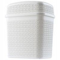 KOSZ NA ŚMIECI ODPADY UCHYLNY Z KLAPĄ KOLORY 5L