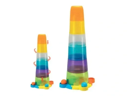 SMILY PLAY Wieża piłeczki piramidka sensoryczna zdjęcie 5