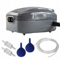 ZESTAW NAPOWIETRZACZ DO AKWARIUM CICHY DWA WYJŚCIA 180L/H 3W