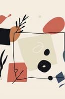 Plakat 56,6x86,4cm Abstrakcyjny Dialog