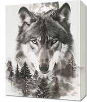 Obraz 40x50cm Wilczy Duch Lasu