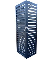 Osłona pompy ciepła 70x50x200 cm antracyt Zabudowa NB413