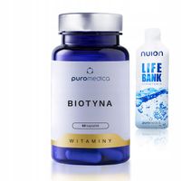 BIOTYNA na WŁOSY, zdrowa SKÓRA I PAZNOKCIE regeneracja włosów 60 PORCJI
