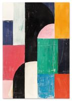 Plakat abstrakcja kształty geometria 29,7x42 cm A3