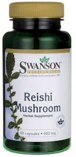 Reishi mushroom 600mg grzyb japoński 60 kapsułek SWANSON
