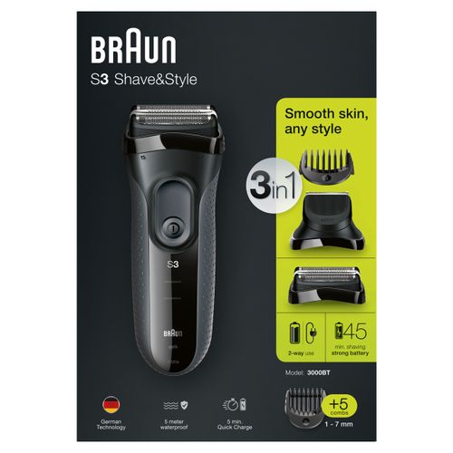 Golarka męska Braun Series 3 300 BLK/BLK na Arena.pl