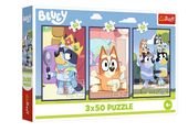 PUZZLE 3X50 RODZINA BLUEY 34890
