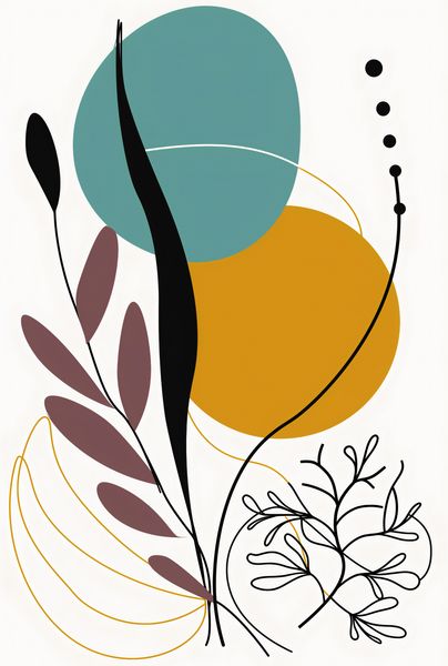 Plakat 68x101cm Akwarelowe Przebudzenie zdjęcie 1