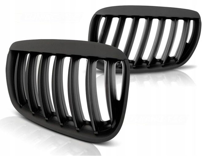 GRILL NERKI BMW X5 E53 03-06 MATT BLACK zdjęcie 1
