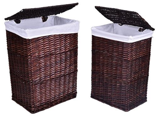 Kosz wiklinowy brązowy 72 L na Arena.pl
