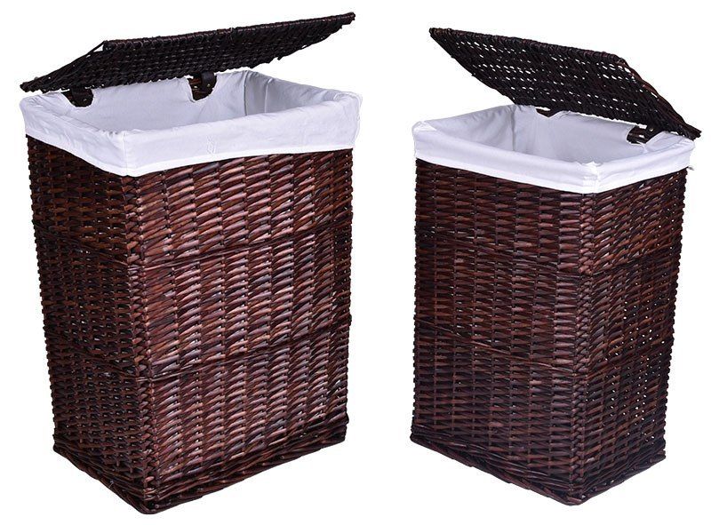 Kosz wiklinowy brązowy 72 L zdjęcie 5