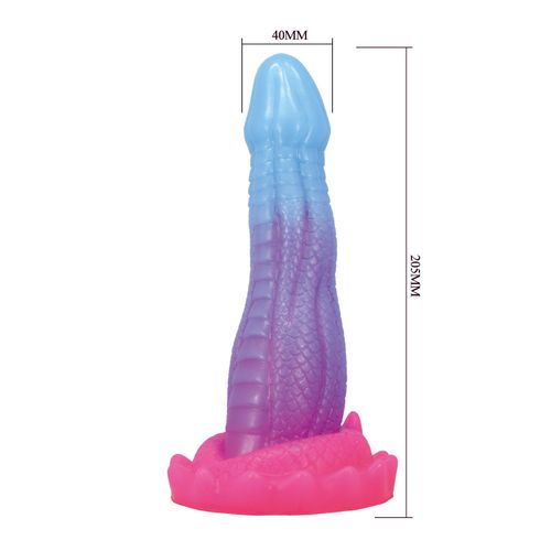 dildo silikonowe faliste power monsters void python 20.5 cm na Arena.pl