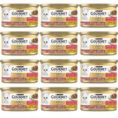 Gourmet Gold Karma dla kotów z łososiem i kurczakiem w sosie 85g x 12 sztuk