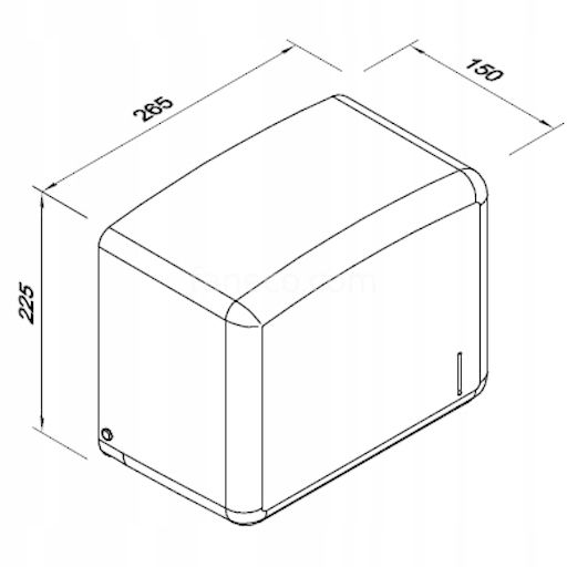 Podajnik ręczników ZZ ECO 400 listków Biały zdjęcie 3