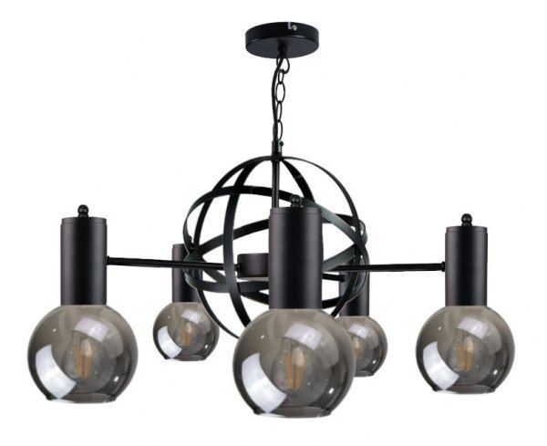 Żyrandol 5xE27 PLANET BLACK zdjęcie 5