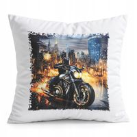 PODUSZKA BIAŁA PREZENT - MOTOR MOTOCYKL
