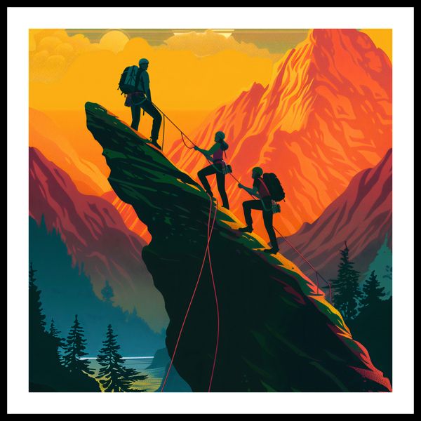 Plakat 50x50cm U Szczytu zdjęcie 3