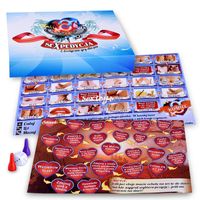 Erotyczna Gra Planszowa Dla Par 2 Gry + Pionki + Kostka