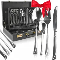 WALIZKA SZTUĆCE 72 EL ZESTAW SZTUĆCÓW EMMA KOMPLET DLA 12 OSÓB