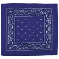 BANDAMKA BANDANA CHUSTA 55x55 cm NIEBIESKO-BIAŁA