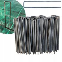 METALOWE Szpilki 100szt Kołki Kotwy PREMIUM do AGROTKANINY