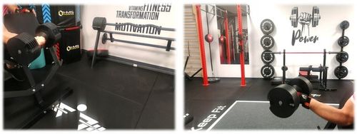 HANTEL REGULOWANY 2-20kg CIĘŻAREK SZTANGA GRYF HANTLA REGULACJĄ OBCIĄŻENIA na Arena.pl