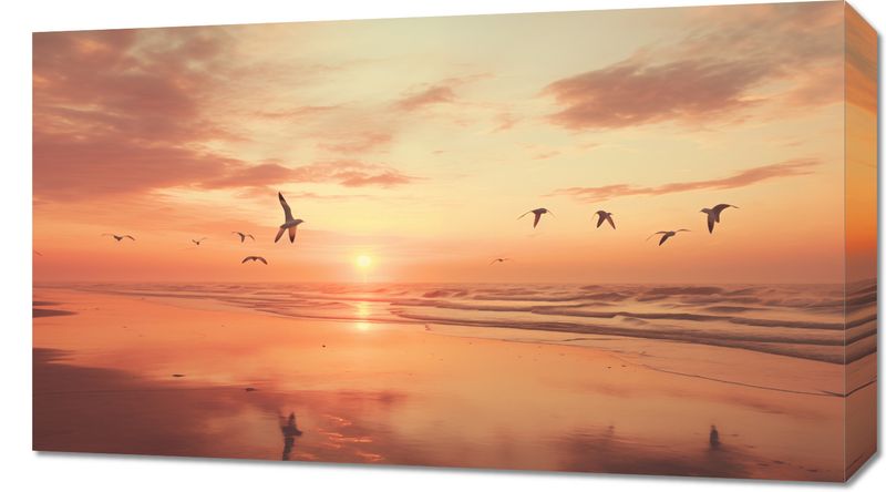Obraz 70x40cm Spokojna Przystań zdjęcie 1
