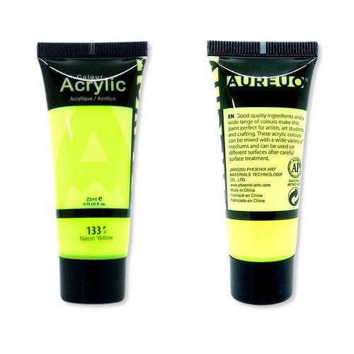 Farby Akrylowe NEONOWE Zestaw Farb Akrylowych Neonowych Farba NEO 8sztx21ml na Arena.pl