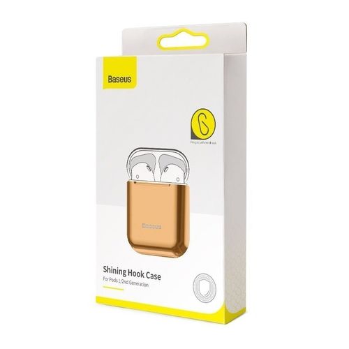 Etui Baseus Shining Hook Case do Apple AirPods (złote) na Arena.pl