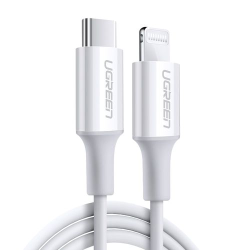 kabel przewód do iphone mfi usb-c - lightning 20w 3a 1m biały na Arena.pl