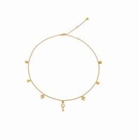 celebrytka z sercami i kluczem (c14742au)