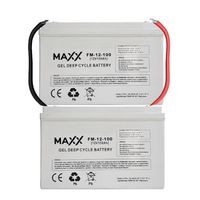 MAGAZYN ENERGII DO OFF-GRID 2x AKUMULATOR 100AH 12V/24V 2,4KW
