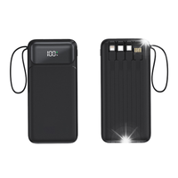 POWERBANK 20000 mAh POWER BANK Z 4 WBUDOWANYMI KABLAMI USB C USB LIGHTNING