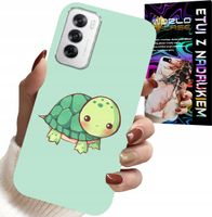 ETUI DO OPPO RENO12 PRO 5G - SŁODKIE ŻÓŁWKI WZORY DLA DZIECI + FOLIA