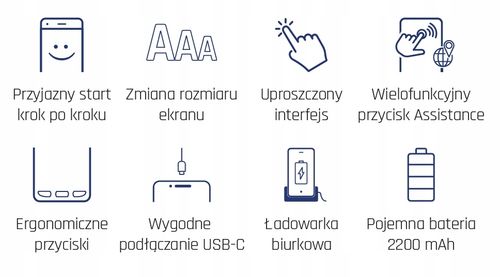 Maxcom SMART MS459 Harmony SOS seniorfon na Arena.pl