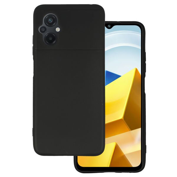 Back Case MATT do XIAOMI POCO M5 Czarny zdjęcie 1