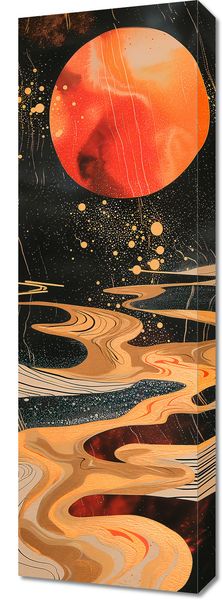 Obraz 30x90cm Planetarny Taniec zdjęcie 1