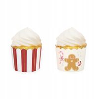 PAPILOTKI PAPIEROWE do babeczek Boże Narodzenie Ciastek 50 szt