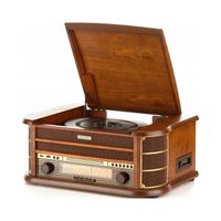 Gramofon w Stylu Retro RIP Radio FM Kaseta MP3 CD USB AUX Pilot Hyundai