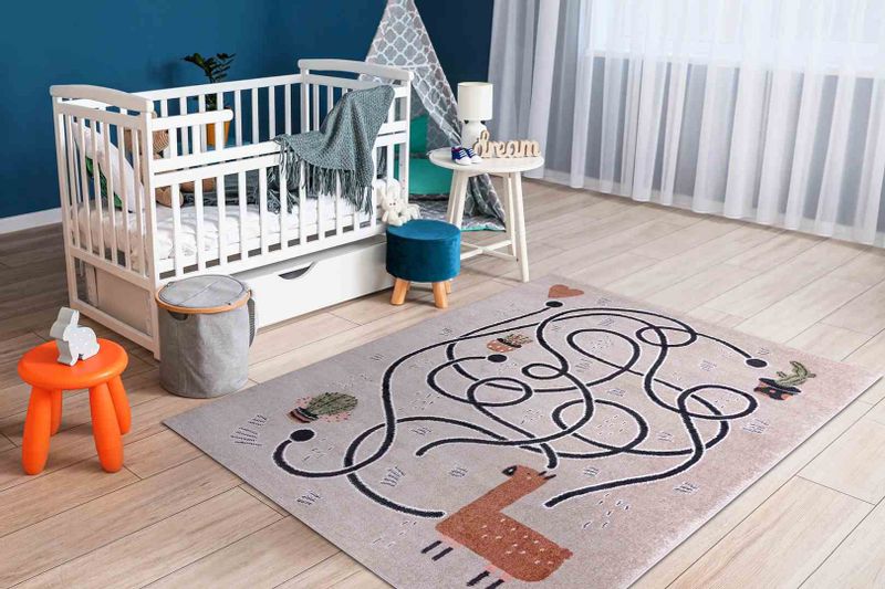 RUG/LU/BEO/GAME/BEIGE/120x170 zdjęcie 2