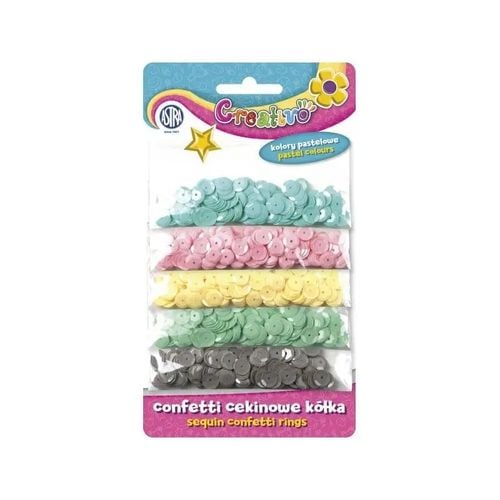 confetti cekiny mix 5kol. pastel 335116005 na Arena.pl