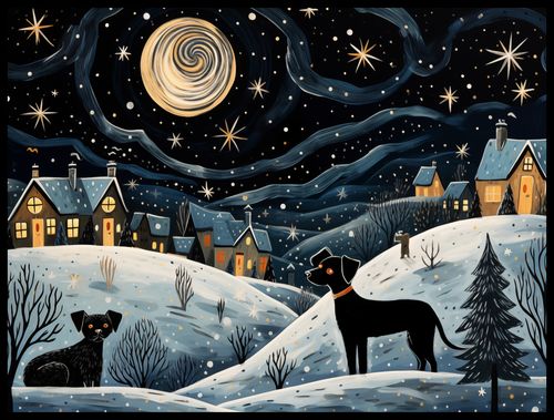 Plakat 80x60cm Nocny Psi Patrol na Arena.pl