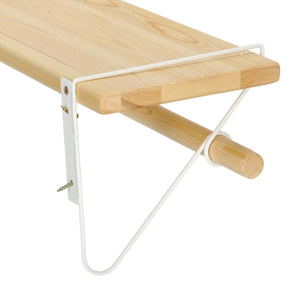 Półka Bish biała naturalna zdjęcie 5