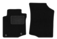 Dywaniki przednie welurowe do: Toyota Aygo I 2005-2014 hatchback czarne