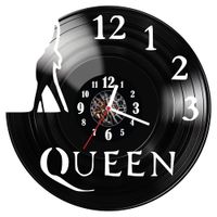Zegar ścienny z płyty winylowej Queen 664.14