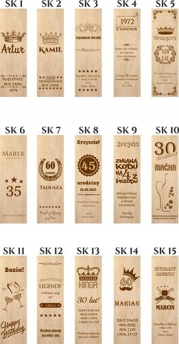 SKRZYNKA PUDEŁKO NA WINO Z GRAWEREM! DUŻY WYBÓR! na Arena.pl