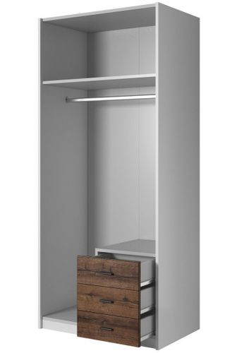 SZAFA GAMMA 94CM BIEL / DĄB MONASTERY na Arena.pl