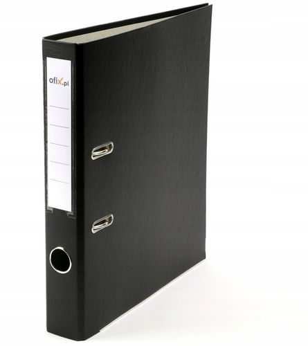 SEGREGATOR A4 50mm WZMOCNIONY OKUTY CZARNY x 5 szt na Arena.pl